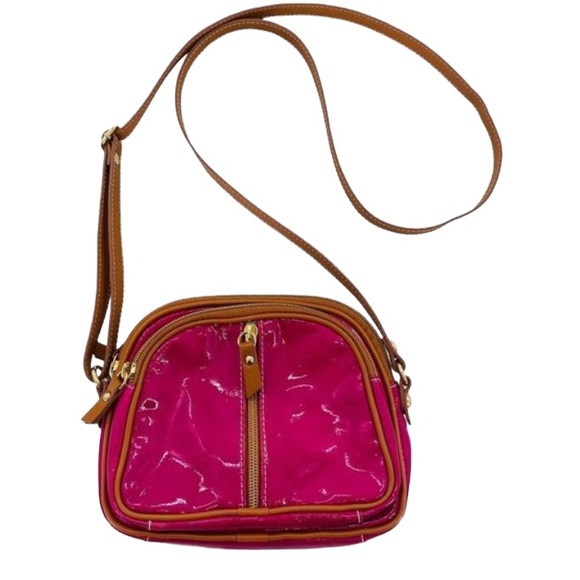 Valentina Bags Valentina Patent Leather Pink Crossbody Purse Poshmark